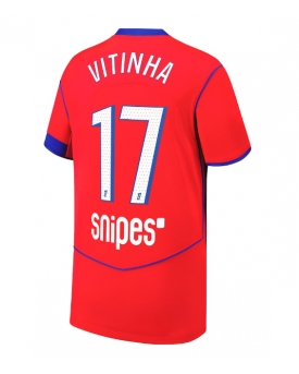 Billige Fotballdrakt Paris Saint-Germain Vitinha #17 Replika Tredjedrakt 2025-26 Kortermet Billige Fotballdrakt Paris Saint-Germain Vitinha #17 Replika Tredjedrakt 2025-26 Kortermet